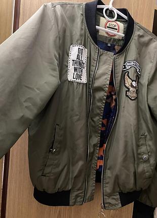 Бомбер, куртка демисезонная