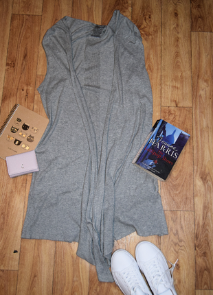 Легкий сірий кардиган, накидка