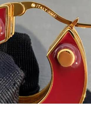 Серьги в стиле bottega veneta 5