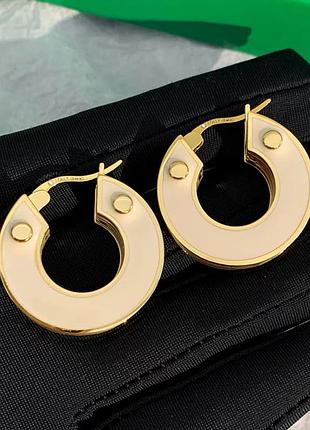 Серьги в стиле bottega veneta 4