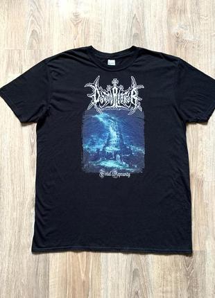 Чоловіча вінтаж бавовняна футболка блек-метал мерч gildan dawnbreaker total depravity