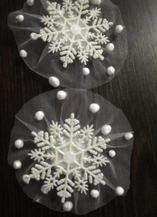 Заколки снежинки ❄️
