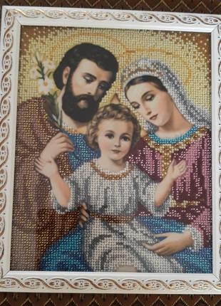 Ікона - картина "святе сімейство " ручна робота1 фото