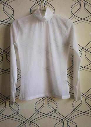 Гольф водолазка сетка в разных расцветках с горловиной короткой