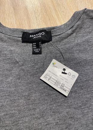 Полупрозрачный топ mango jeans3 фото