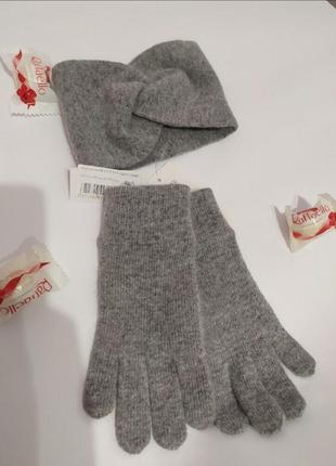 Шикарный набор перчатки повязка1 фото