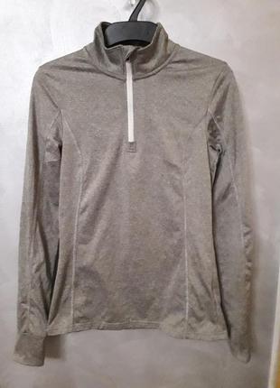 Кофта спортивна утеплена на флісі лонгслив crivit