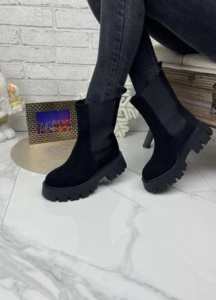 Чоботи чоботи черевики зима натуральна замша