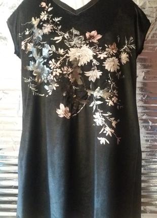 Сукня велюрова р.18