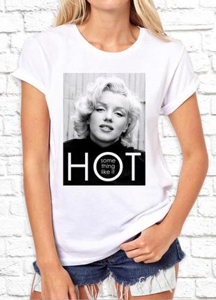 Женская футболка с принтом, swag "hot" push it