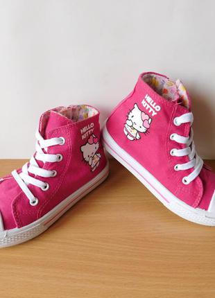 Кеды китти hello kitty  27 р. стелька 17,5 см4 фото