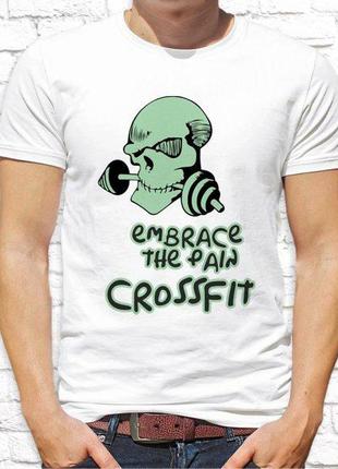 Чоловіча футболка з принтом "crossfit" push it