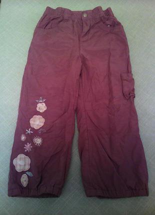 Брюки на трикотажной подкладке