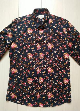 Сорочка на довгий рукав next slim fit