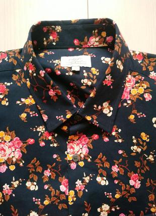 Сорочка на довгий рукав next slim fit