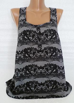 Блуза з иметацией мереживо котон🌸