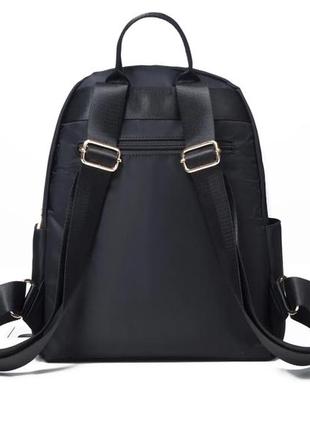 Женский рюкзак нейлоновый черный городской вместительный2 фото