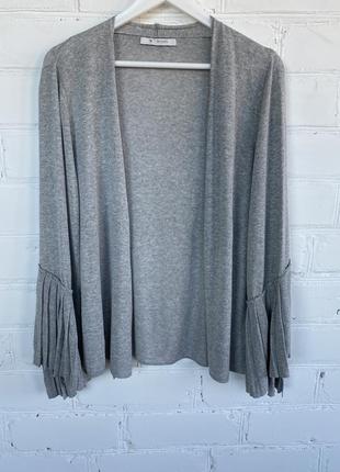 Накидка, кофта, кардіган з цікавими широкими рукавами плісе monari