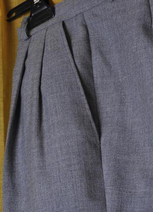 Полу шерстяные  брюки boss с манжетами5 фото
