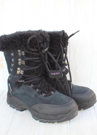 Зимние ботинки hi-tec замша нидерланды 37р непромокаемые3 фото