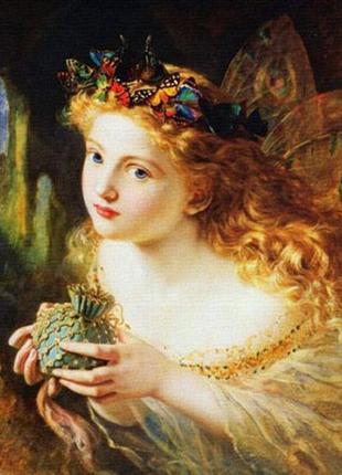 Схема вышивки "нежная фея" (g k 1063)размер: 340 х 431