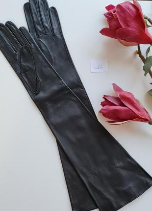 Високі шкіряні рукавички alpa gloves з натуральної шкіри та замші н. 12, 13, 14