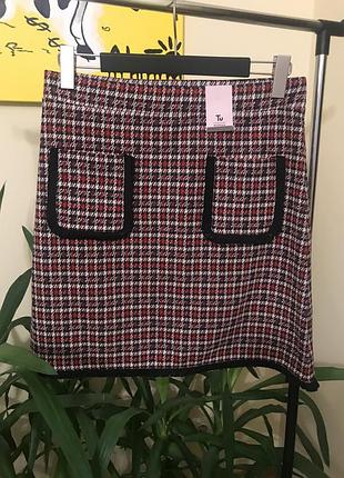 Спідниця-трапеція нова трикотажна