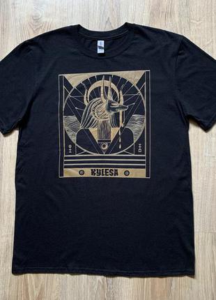 Мужская хлопковая футболка авангардный сладж-метал мерч kylesa anubis1 фото