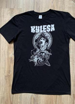 Мужская хлопковая футболка с принтом gildan метал мерч kylesa woman of wisdom