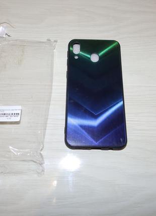 Чохол acrylic tpu case+glass для samsung m20 2019 голограма5 фото