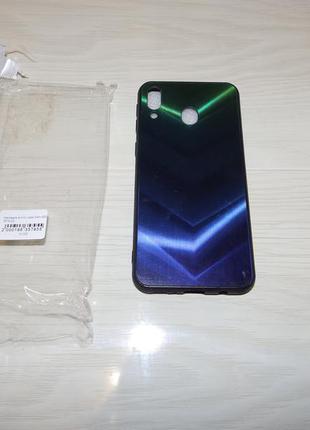 Чохол acrylic tpu case+glass для samsung m20 2019 голограма6 фото