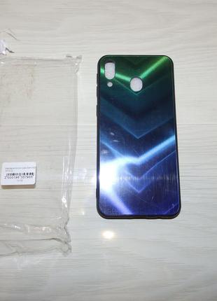 Чохол acrylic tpu case+glass для samsung m20 2019 голограма7 фото