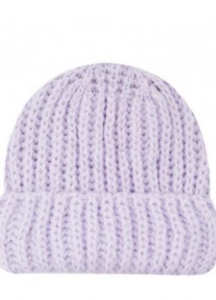 Объемная вязанная шапка
