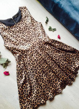 Сукня ciana fashion collection з тигровим звіриним принтом малюнком