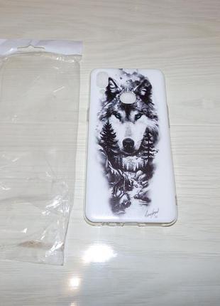 Чехол на tpu на samsung galaxy a10s a107f wolf a107f print волк