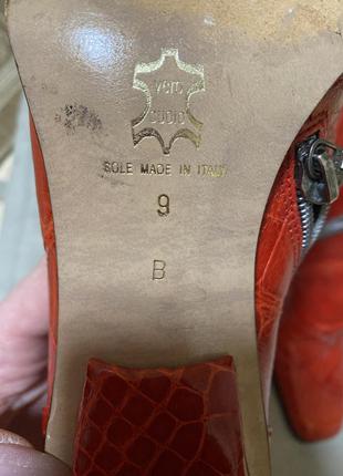 Ботинки крокодил кожа mauri donna4 фото