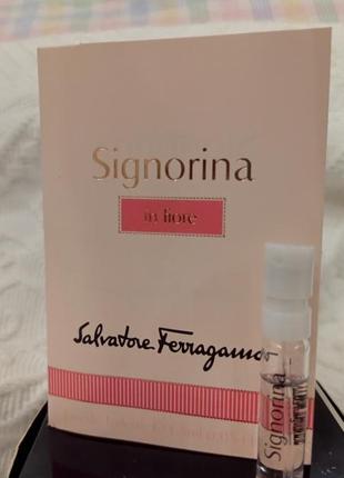 Salvatore ferragamo signorina edp spray, 1.5 мл, оригінал2 фото