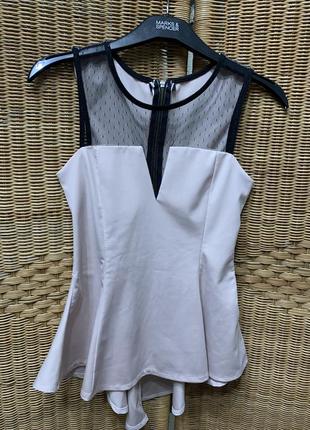 Блуза з баскою