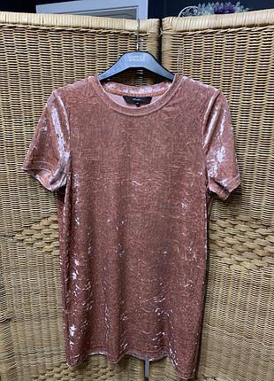 Платье велюр