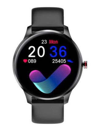 Смарт годинники круглі smart watch 29lw чорні