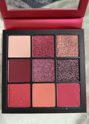 Палетка теней huda beauty ruby obsessions palette2 фото