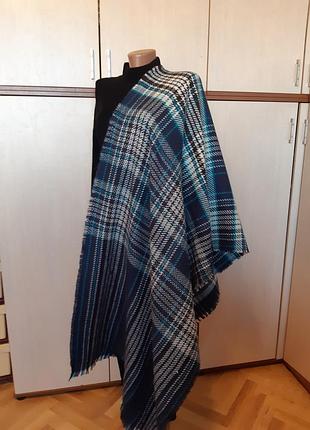 Палантин шарф в клетку