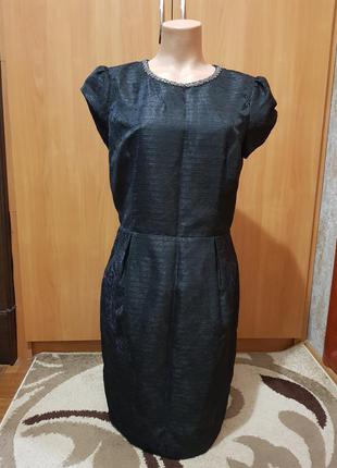 Плаття нарядне, прикрашене бісером 14 розмір