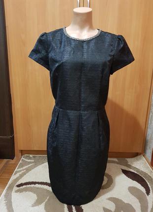 Плаття нарядне, прикрашене бісером 14 розмір2 фото