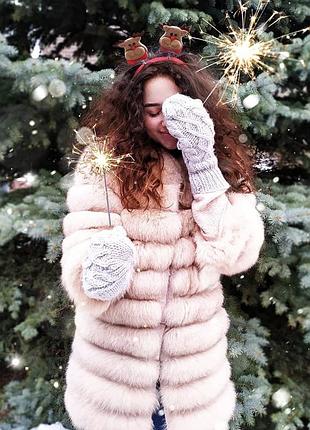 Шуба трансформер с песца