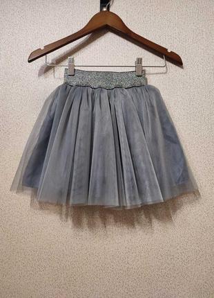 Юбка фатиновая пояс люрекс