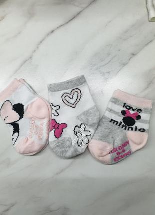 Шкарпетки disney для дівчинки 0-6 місяців