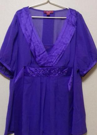 Monsoon блузка / блуза / туніка ошатна з майкою, розмір 16