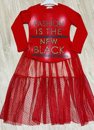 Реглан футболка с фатиновым шлейфом