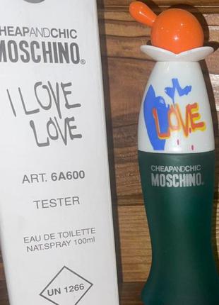 Moschino i love love 100 ml tester